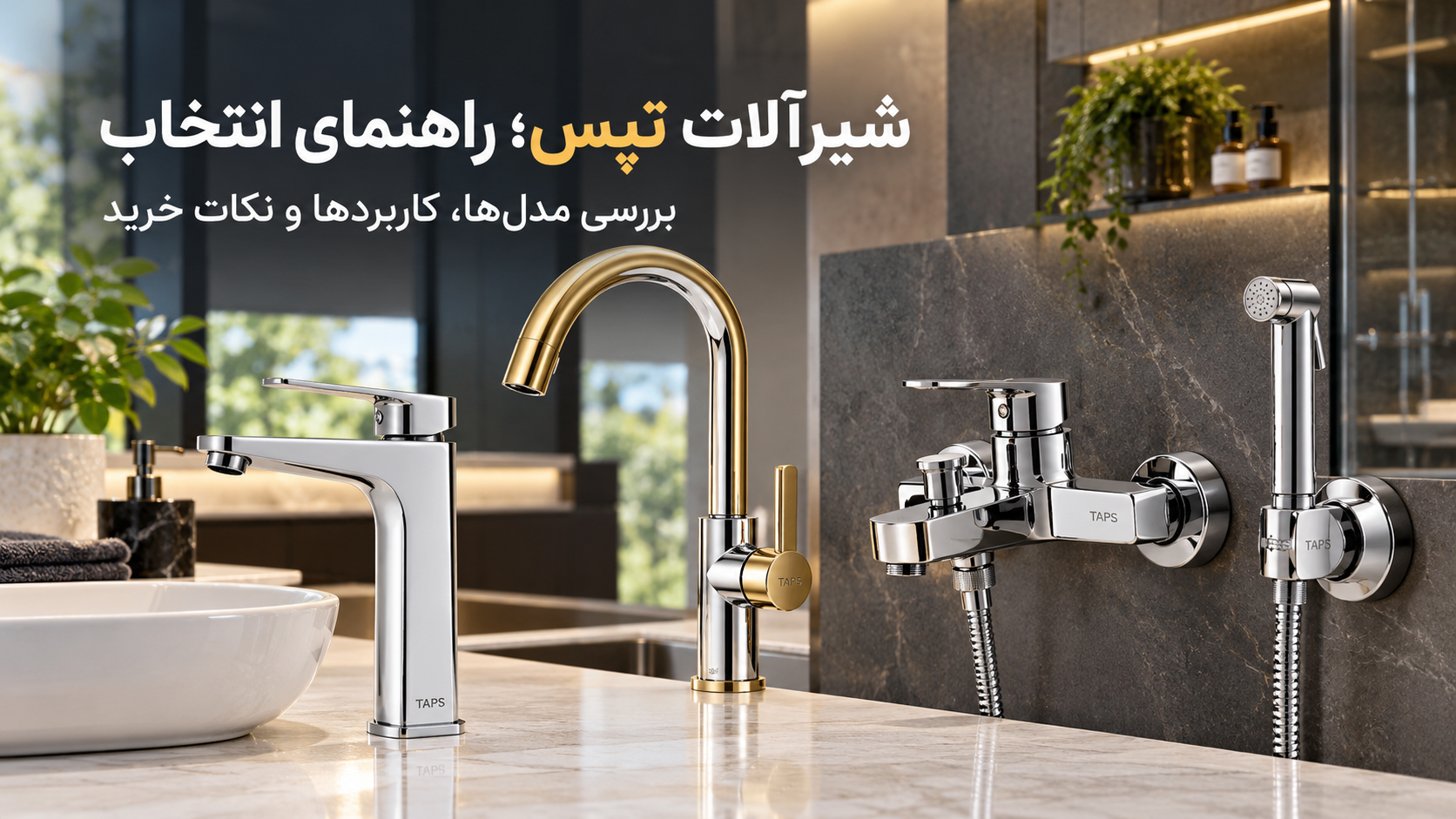 شیرآلات تپس؛ راهنمای انتخاب و خرید